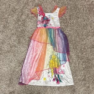 Colorful Trolls Nightgown Dress for Toddlers